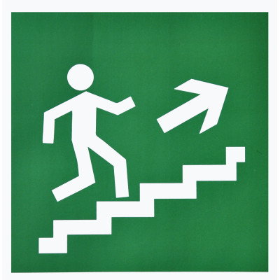 Напрямок до евакуаційного виходу сходами вгору