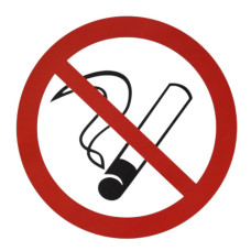 Запрещающие знаки Запрещается курить