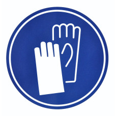 Предписывающие знаки Работать в защитных перчатках!