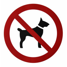 Запрещающие знаки Запрещается вход (проход) с животными